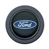 Euro Horn Button Ford Blue Oval - Black Anodized - image 1