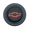 Euro Horn Button Chevy Bowtie - Black Anodized - image 1