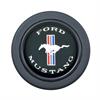Euro Horn Button Mustang Logo - Black Anodized - image 1