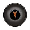 GT3 Gasser/Euro Style Horn Button Pontiac Logo Colored Smooth Style Black Anodized - image 1