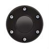 GT3 Gasser/Euro Style Horn Button No Logo 6-Hole Style Black Anodized - image 1