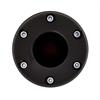 GT3 Gasser/Euro Style Horn Button Plain Black Center 6-Hole Style Black Anodized - image 1