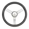 GT3 Retro Gasser Leather Grip Steering Wheel - image 1
