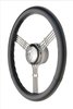 GT3 Retro Gasser Leather Grip Steering Wheel - image 2