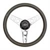 GT3 Retro Gasser Leather Grip Steering Wheel - image 1