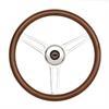 GT3 Retro Gasser Wood Grip Steering Wheel - image 1