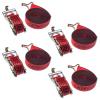 Ratchet Tie-Down Straps [2 in. W x 28 ft. L] Red - image 1
