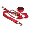 Ratchet Tie-Down Straps [2 in. W x 28 ft. L] Red - image 3