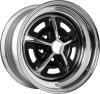 54-5712044BC 54-Series Magnum 500 Wheel, Size: 15" x 7", Bolt Pattern: 5 x 4.50" [Finish: Chrome/Semi-Black] - image 1