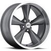 Junkyard Dog Wheel [Size: 15" x 6"] Gunmetal Gray w/Machined Lip