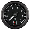 Oil Press Mechanical 52mm Blk 0-7 Bar M10 Male - image 1