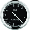 TACHOMETER CLUBMAN 80MM BLACK 0-10K RPM - image 1