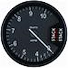 TACHOMETER CLUBMAN 80MM BLACK 0-6-15K RPM - image 1