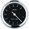 TACHOMETER CLASSIC 80MM BLACK 0-10K RPM - image 1
