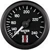 GAUGE WATER TEMP MECHANICAL 52MM BLACK 120-240F 1/2 NPT M