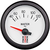 GAUGE WATER TEMP ELECTRIC 52MM WHT 40-120C M10 MALE