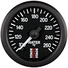 GAUGE WATER TEMP PRO STEPPER MOTOR 52MM BLK 100-260F 1/8 NPTF MALE - image 1
