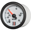 GAUGE BOOST PRESS PRO STEPPER MOTOR 52MM WHT -30INHG TO +30PSI INCL. T - image 1