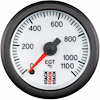 GAUGE EXHAUST GAS TEMP PRO STEPPER MOTOR 52MM WHT 0-1100C - image 1