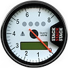DISPLAY TACHOMETER WHITE 0-8K RPM - image 1