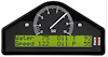 RACE DISPLAY PRE-CONFIGURED BLACK 0-3-8K RPM INVERT BAR DEG. C KM/H