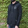 0448XXL ZIP HOODIE; ADULT XXLARGE; BLACK; VINTAGE - image 2
