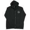 0448XXL ZIP HOODIE; ADULT XXLARGE; BLACK; VINTAGE - image 4