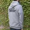 0449M PULLOVER HOODIE; ADULT MEDIUM; GRAY; COMPETITION - image 3
