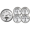 Old Tyme White II 5-Gauge Kit 3-3/8" Electrical Speedometer (120 mph) - image 1