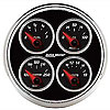 Designer Black II Quad Gauge 5" Electrical - image 1