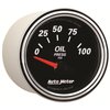 Designer Black II Oil Pressure Gauge 2-1/16" Electrical - image 3