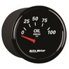 Designer Black II Oil Pressure Gauge 2-1/16" Electrical - image 4