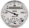 Old Tyme White II Dual Gauge 5" Electrical - image 1