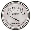 Old Tyme White II Voltmeter 2-1/16" Electrical - image 1