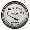 Old Tyme White II Voltmeter 2-1/16" Electrical - image 4