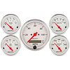Arctic White 5-Gauge Kit 3-1/8" Electrical Speedometer (120 mph) - image 1