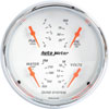 Arctic White Quad Gauge With MCX Bezel 5" Electrical - image 1