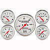Arctic White 5-Gauge Kit 3-1/8" Mechanical Speedometer (120 mph) - image 1