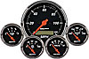 Designer Black 5-Gauge Kit 3-1/8" Electrical Speedometer (120 mph) - image 1