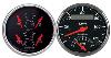 Designer Black Quad Gauge Kit 3-3/8" Electrical - image 1