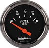 Designer Black Fuel Level Gauge 2-1/16" Electrical - image 1