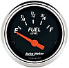 Designer Black Fuel Level Gauge 2-1/16" Electrical - image 1