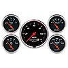 Designer Black 5-Gauge Kit 3-3/8" Speedometer (120 mph, Manual Odometer) - image 1
