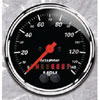 Designer Black Speedometer 3-3/8" Electrical - image 1
