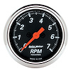 Designer Black Tachometer 2-1/16" Electrical - image 1