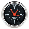 Designer Black Clock 2-1/16" Electrical - image 1