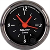 Designer Black Clock 2-1/16" Electrical - image 1