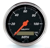 Designer Black Speedometer 3-1/8" Electrical