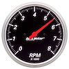 Designer Black Tachometer 5" Electrical - image 1