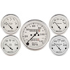 Old Tyme White 5-Gauge Kit 3-1/8" Mechanical Speedometer (120 mph) - image 1